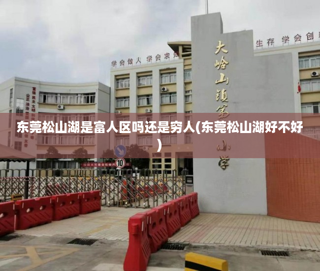 东莞松山湖是富人区吗还是穷人(东莞松山湖好不好)