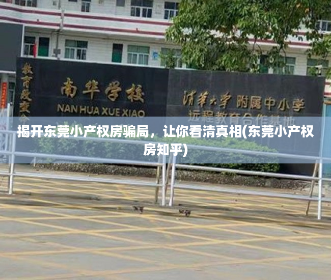 揭开东莞小产权房骗局，让你看清真相(东莞小产权房知乎)