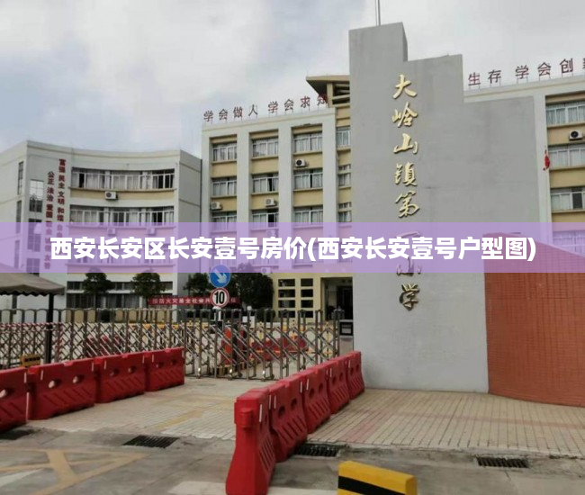 西安长安区长安壹号房价(西安长安壹号户型图)