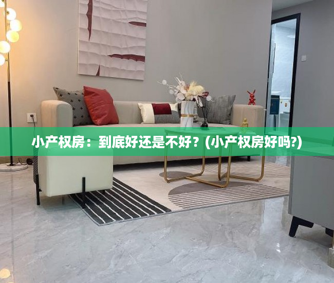 小产权房：到底好还是不好？(小产权房好吗?)