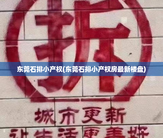 东莞石排小产权(东莞石排小产权房最新楼盘) 东莞石排小产权(东莞石排小产权房最新楼盘)