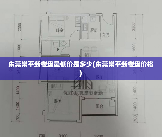 东莞常平新楼盘最低价是多少(东莞常平新楼盘价格)