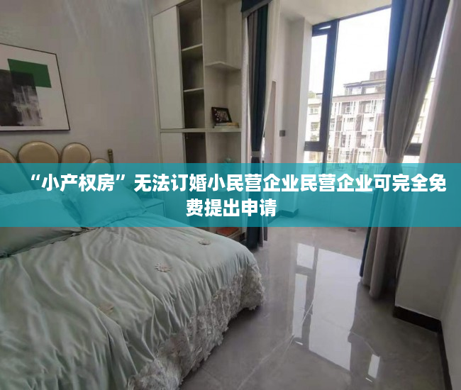“小产权房”无法订婚小民营企业民营企业可完全免费提出申请