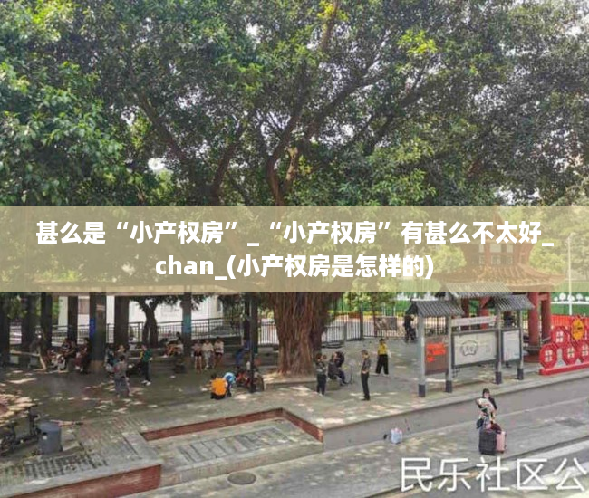 甚么是“小产权房”_“小产权房”有甚么不太好_chan_(小产权房是怎样的)