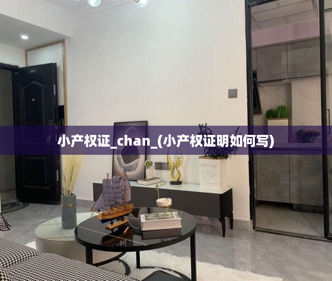 小产权证_chan_(小产权证明如何写)