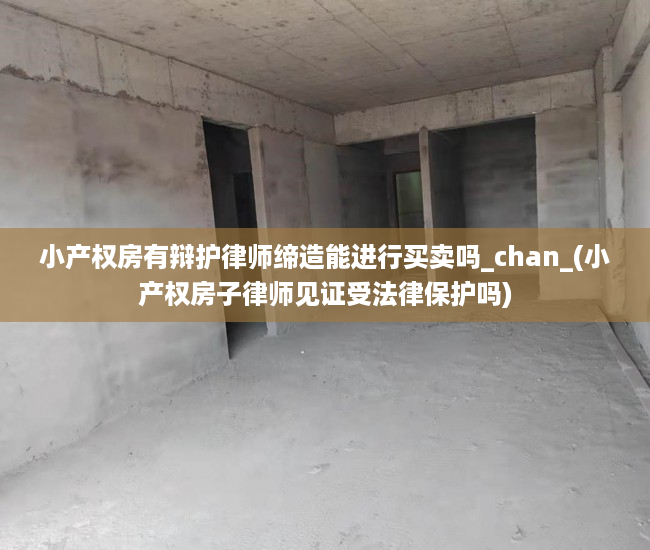 小产权房有辩护律师缔造能进行买卖吗_chan_(小产权房子律师见证受法律保护吗)
