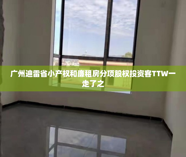 广州迪雷省小产权和廉租房分项股权投资客TTW一走了之