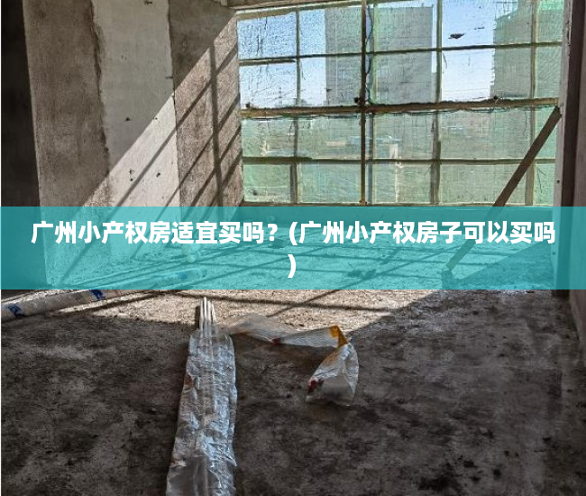广州小产权房适宜买吗？(广州小产权房子可以买吗)