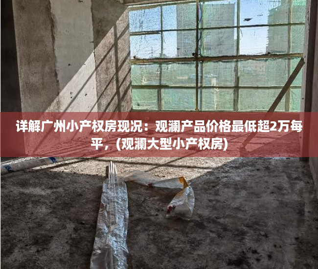 详解广州小产权房现况：观澜产品价格最低超2万每平，(观澜大型小产权房)