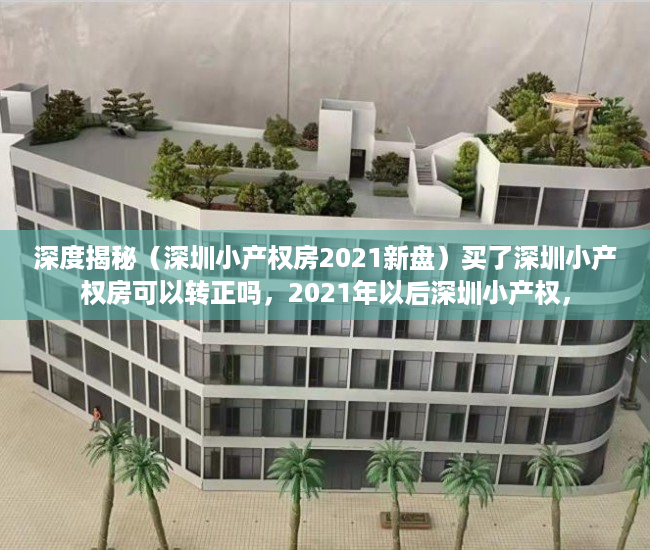 深度揭秘（深圳小产权房2021新盘）买了深圳小产权房可以转正吗，2021年以后深圳小产权，