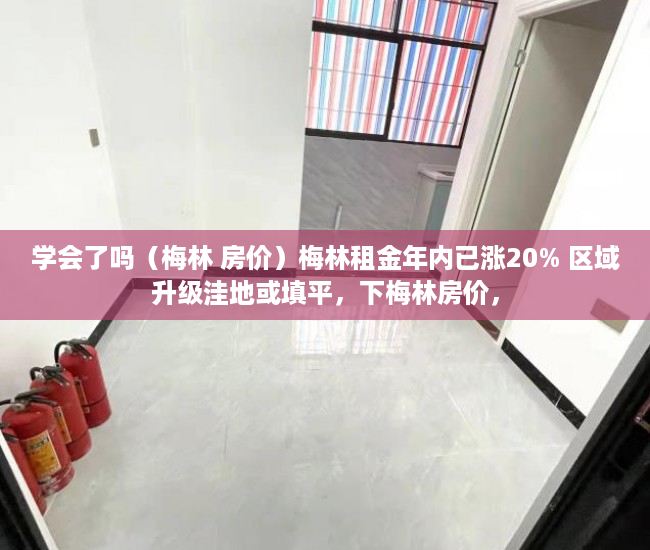 学会了吗（梅林 房价）梅林租金年内已涨20% 区域升级洼地或填平，下梅林房价，