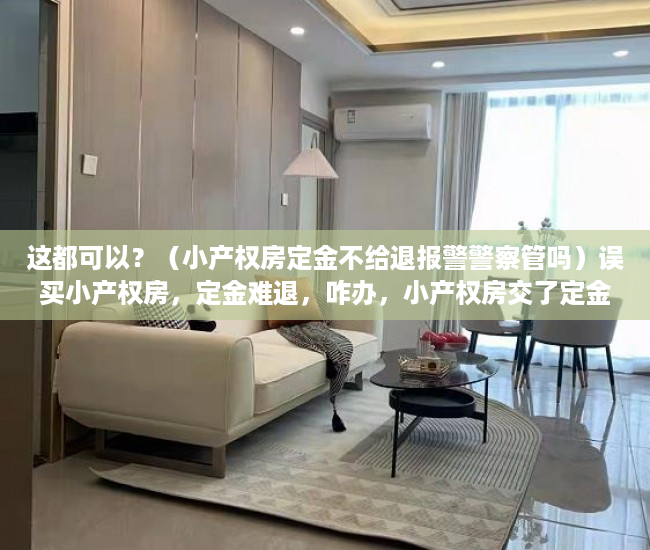 这都可以？（小产权房定金不给退报警警察管吗）误买小产权房，定金难退，咋办，小产权房交了定金不想要了能退吗，