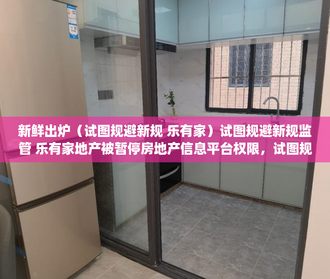 新鲜出炉（试图规避新规 乐有家）试图规避新规监管 乐有家地产被暂停房地产信息平台权限，试图规避新规，