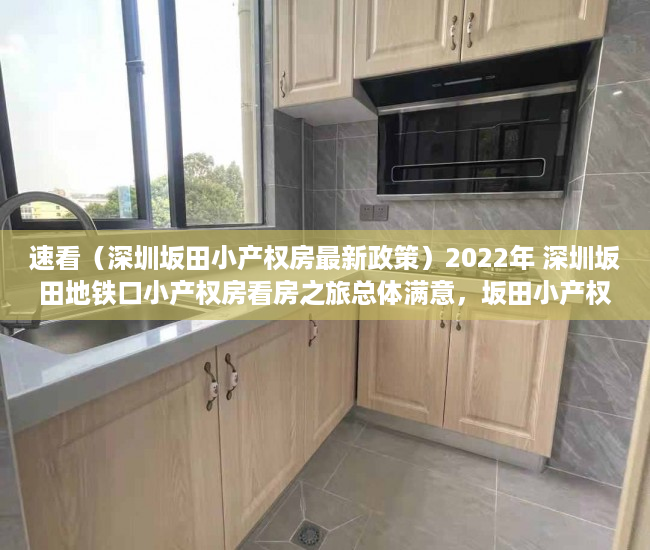 速看（深圳坂田小产权房最新政策）2022年 深圳坂田地铁口小产权房看房之旅总体满意，坂田小产权房的发展，