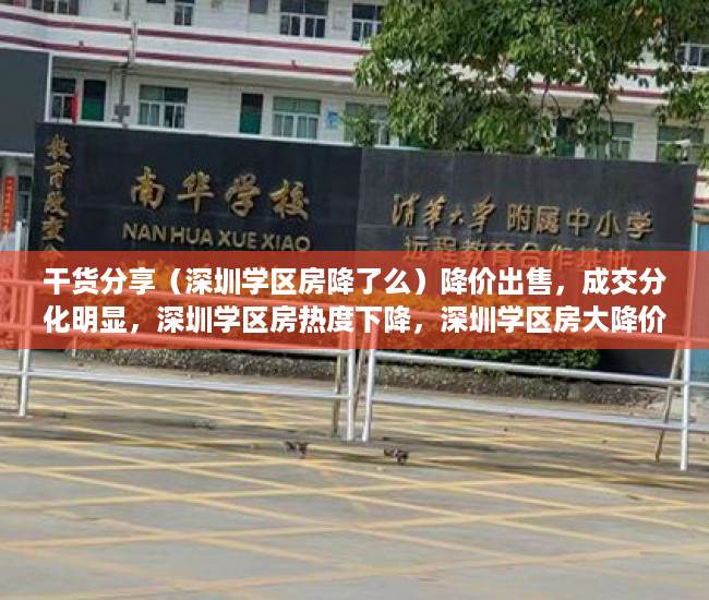 干货分享（深圳学区房降了么）降价出售，成交分化明显，深圳学区房热度下降，深圳学区房大降价怎么办，