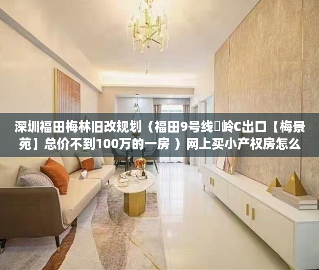 深圳福田梅林旧改规划（福田9号线孖岭C出口【梅景苑】总价不到100万的一房 ）网上买小产权房怎么样，