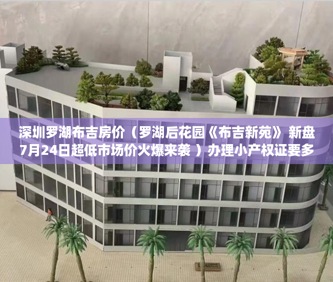 深圳罗湖布吉房价（罗湖后花园《布吉新苑》 新盘7月24日超低市场价火爆来袭 ）办理小产权证要多久，