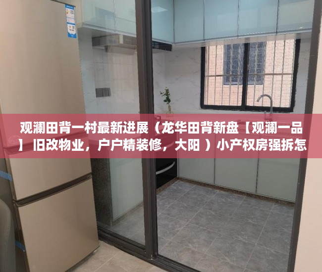 观澜田背一村最新进展（龙华田背新盘【观澜一品】 旧改物业，户户精装修，大阳 ）小产权房强拆怎么个赔法，