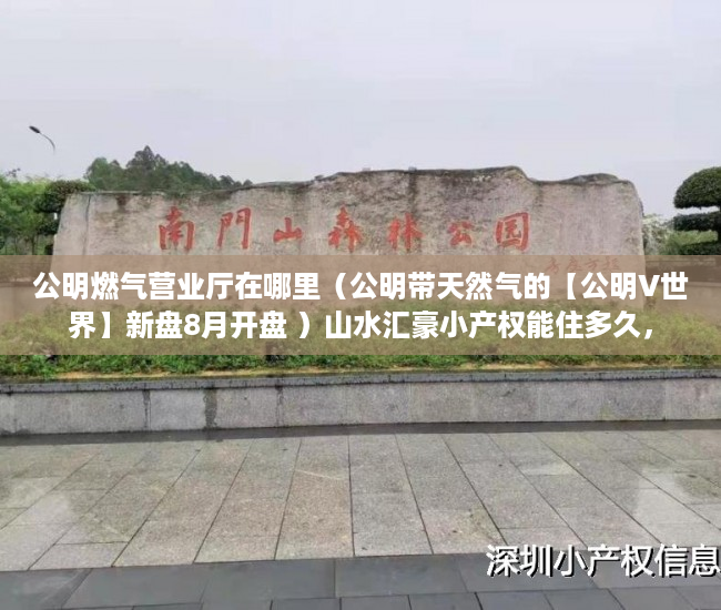 公明燃气营业厅在哪里（公明带天然气的【公明V世界】新盘8月开盘 ）山水汇豪小产权能住多久，