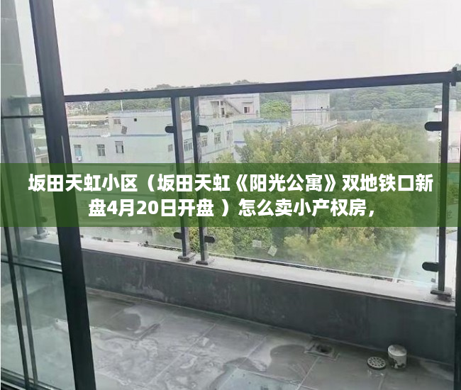 坂田天虹小区（坂田天虹《阳光公寓》双地铁口新盘4月20日开盘 ）怎么卖小产权房，
