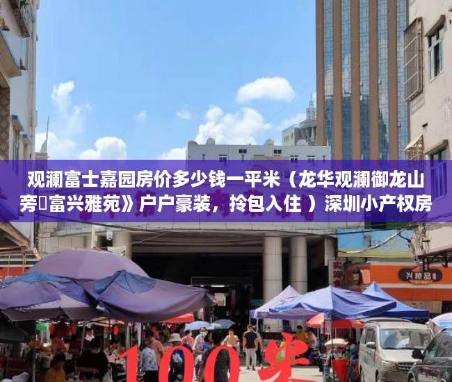 观澜富士嘉园房价多少钱一平米（龙华观澜御龙山旁巜富兴雅苑》户户豪装，拎包入住 ）深圳小产权房产证多久能办下来，