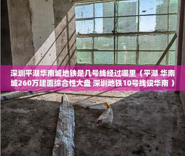 深圳平湖华南城地铁是几号线经过哪里（平湖 华南城260万建面综合性大盘 深圳地铁10号线设华南 ）怎么处理小产权房，