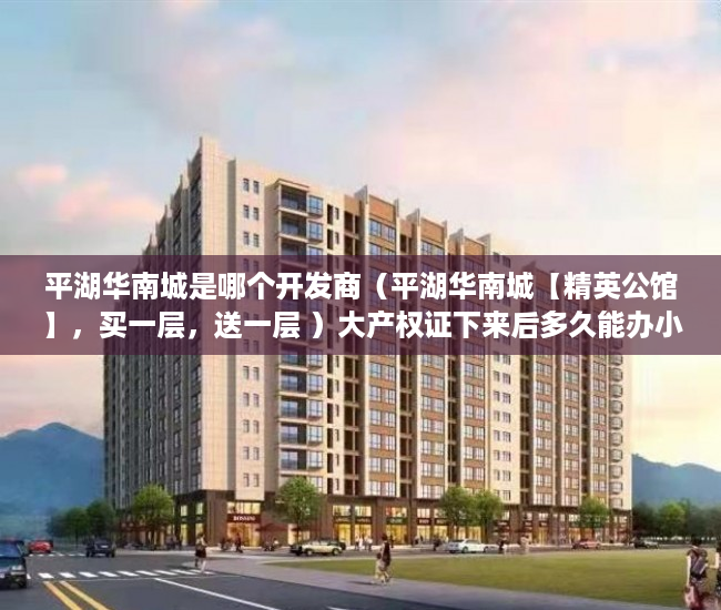 平湖华南城是哪个开发商（平湖华南城【精英公馆】，买一层，送一层 ）大产权证下来后多久能办小产权证，