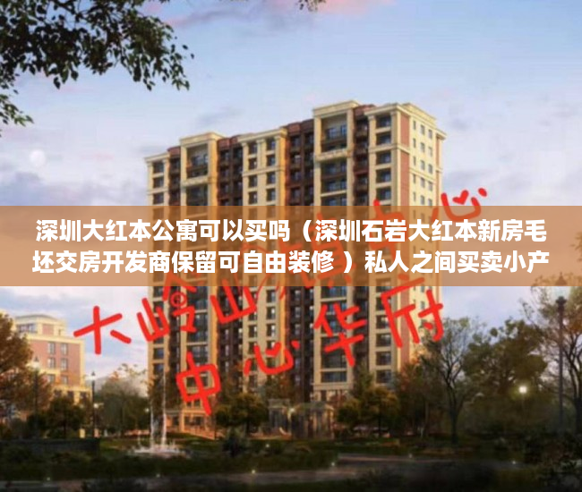 深圳大红本公寓可以买吗（深圳石岩大红本新房毛坯交房开发商保留可自由装修 ）私人之间买卖小产权房需要怎么办，