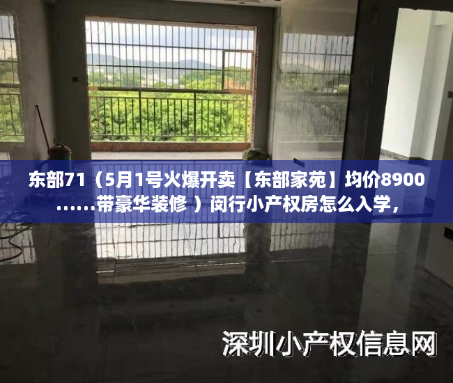 东部71（5月1号火爆开卖【东部家苑】均价8900……带豪华装修 ）闵行小产权房怎么入学，