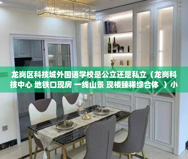 龙岗区科技城外国语学校是公立还是私立（龙岗科技中心 地铁口现房 一线山景 现楼臻稀综合体  ）小产权房怎么才知道有没有问题，