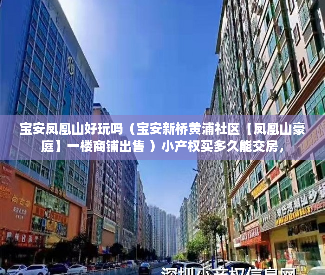 宝安凤凰山好玩吗（宝安新桥黄浦社区【凤凰山豪庭】一楼商铺出售 ）小产权买多久能交房，