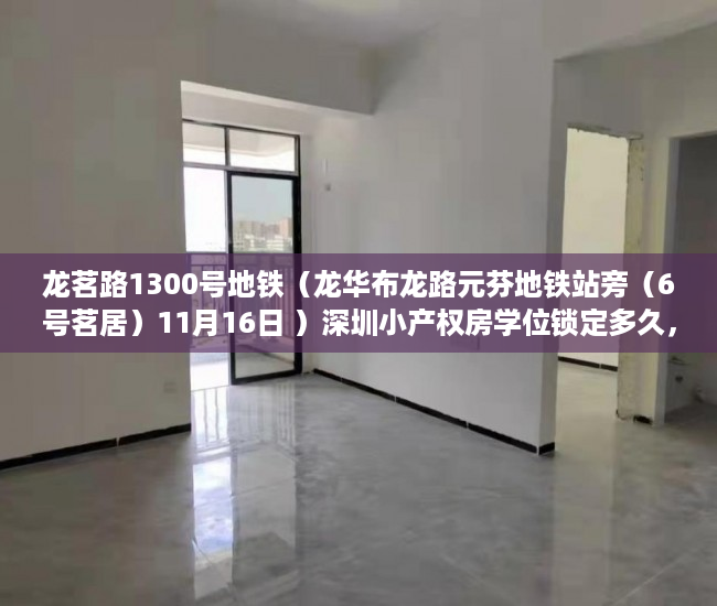 龙茗路1300号地铁（龙华布龙路元芬地铁站旁（6号茗居）11月16日 ）深圳小产权房学位锁定多久，