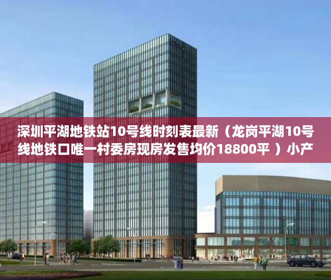 深圳平湖地铁站10号线时刻表最新（龙岗平湖10号线地铁口唯一村委房现房发售均价18800平 ）小产权房多久签合同，