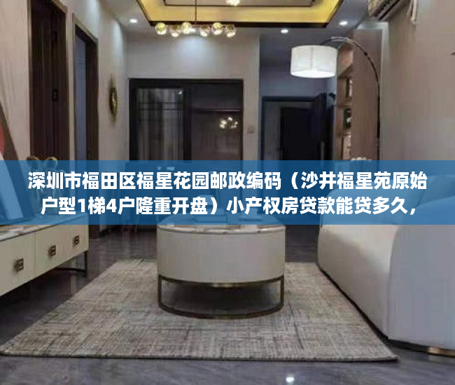深圳市福田区福星花园邮政编码（沙井福星苑原始户型1梯4户隆重开盘）小产权房贷款能贷多久，