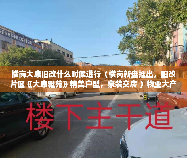 横岗大康旧改什么时候进行（横岗新盘推出，旧改片区《大康雅苑》精美户型，豪装交房 ）物业大产权下来小产权要多久，
