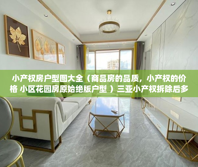 小产权房户型图大全（商品房的品质，小产权的价格 小区花园房原始绝版户型 ）三亚小产权拆除后多久可以解除，