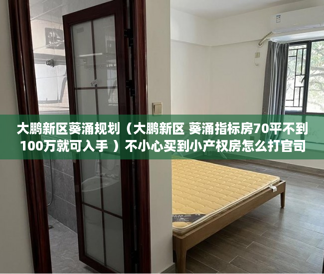 大鹏新区葵涌规划（大鹏新区 葵涌指标房70平不到100万就可入手 ）不小心买到小产权房怎么打官司，
