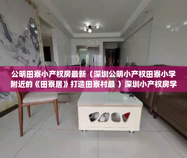 公明田寮小产权房最新（深圳公明小产权田寮小学附近的《田寮居》打造田寮村最 ）深圳小产权房学位锁定多久解锁，